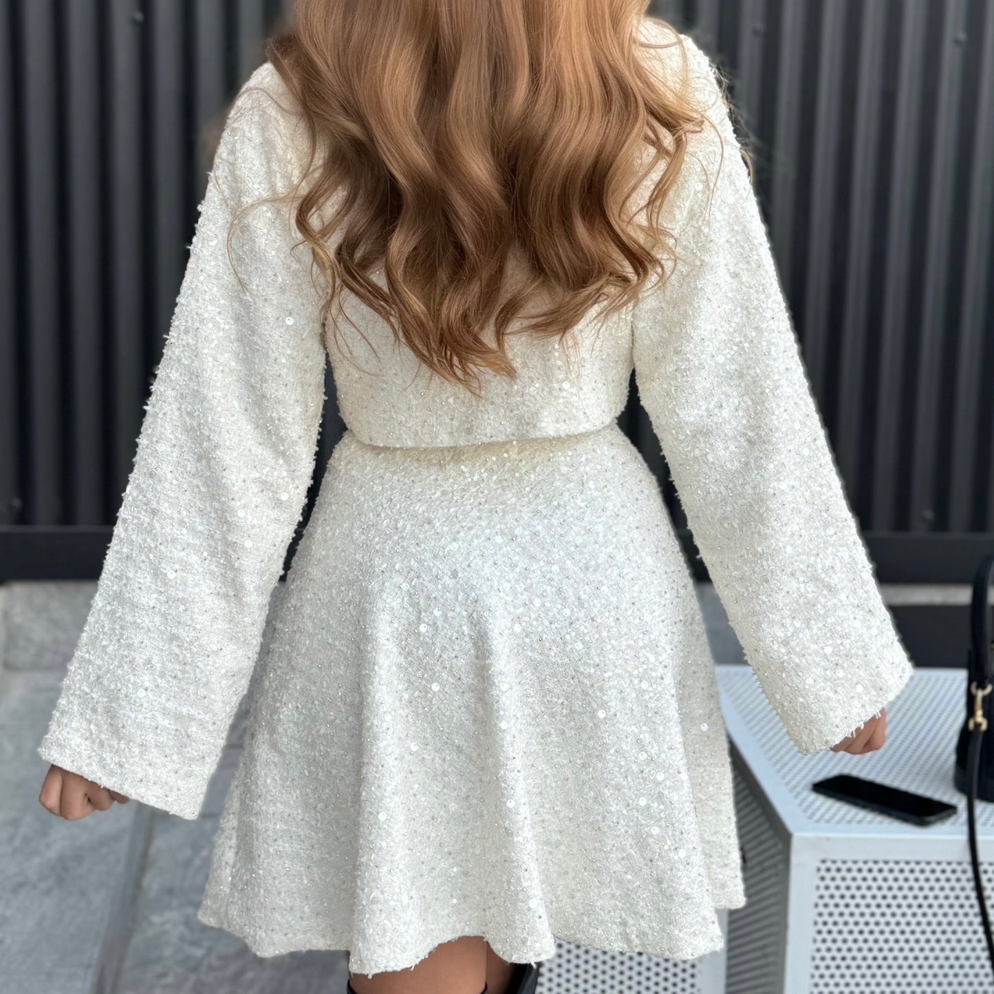 Sparkly Tweed set