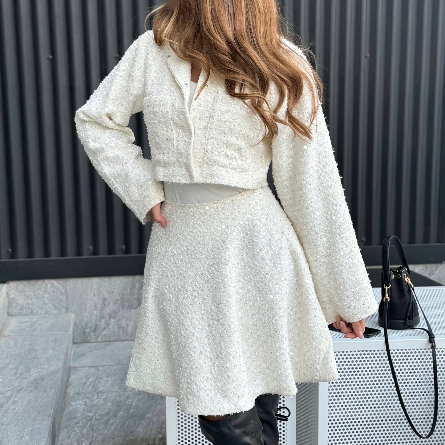 Sparkly Tweed set