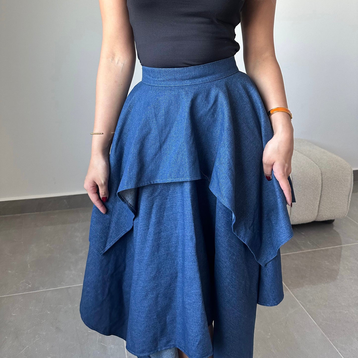 Denim skirt