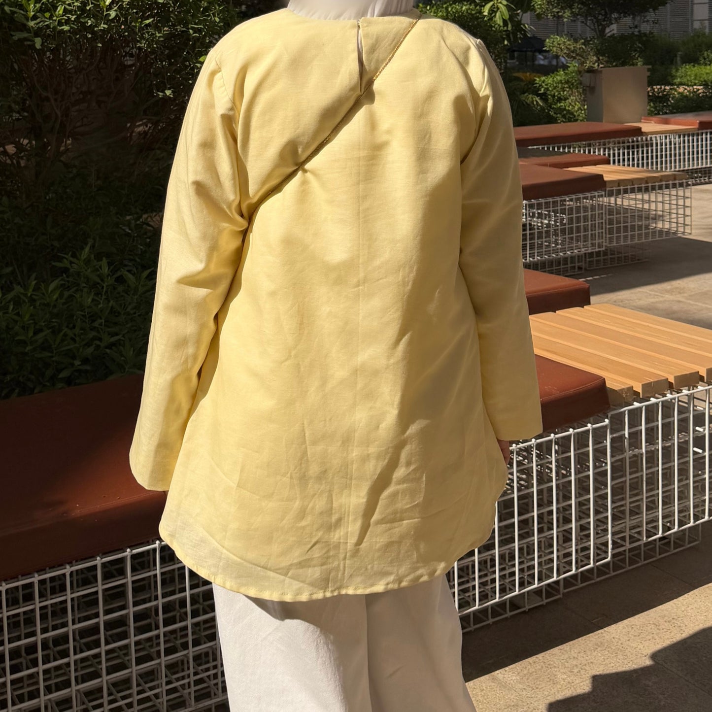 Lemon Double Linen