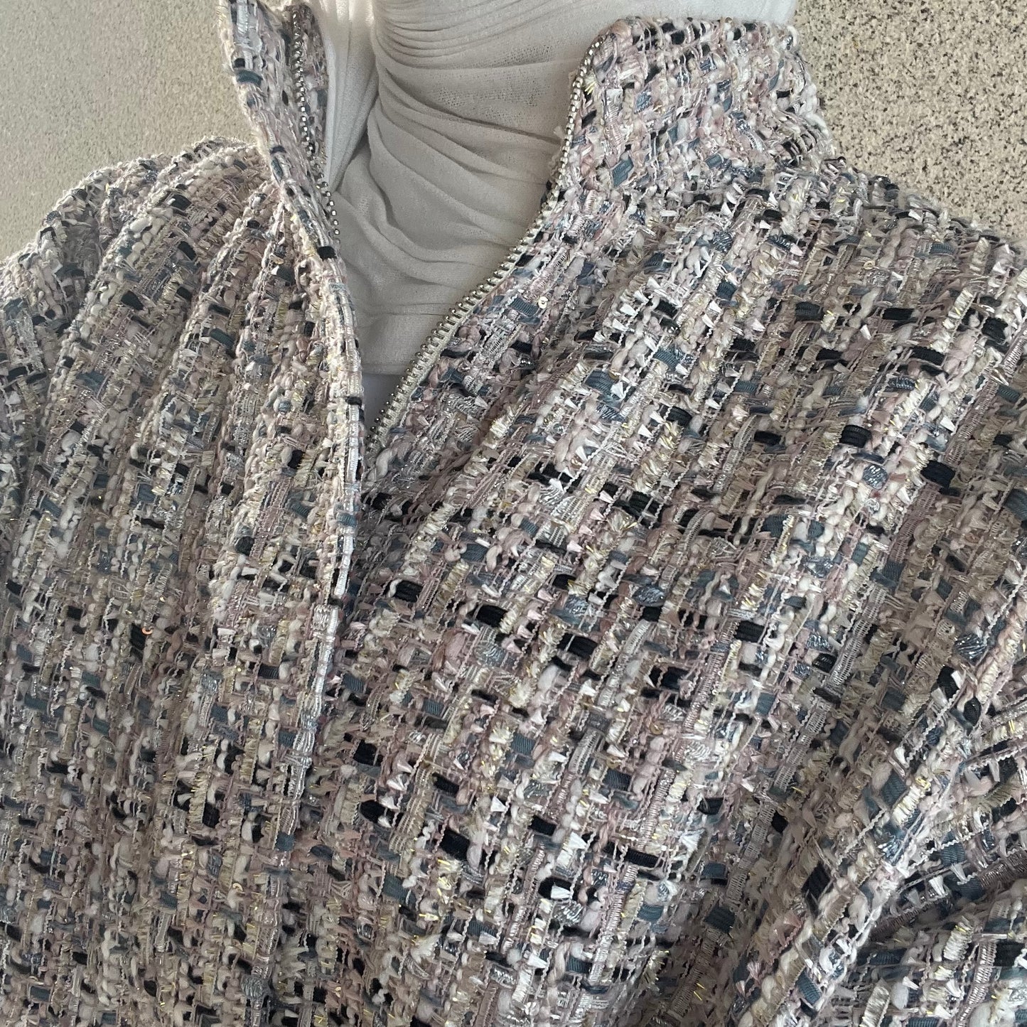 Tweed Colorful Glittery JACKET