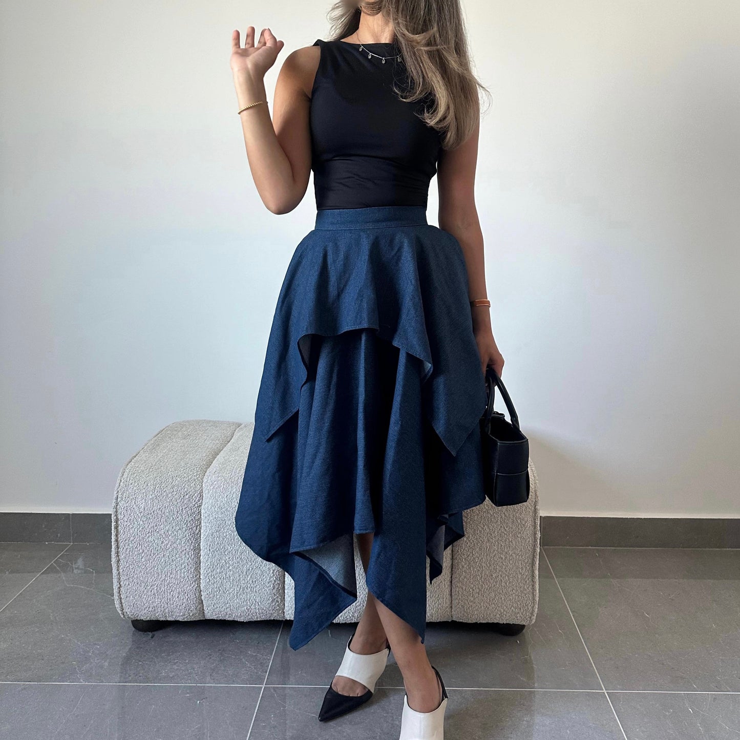 Denim skirt