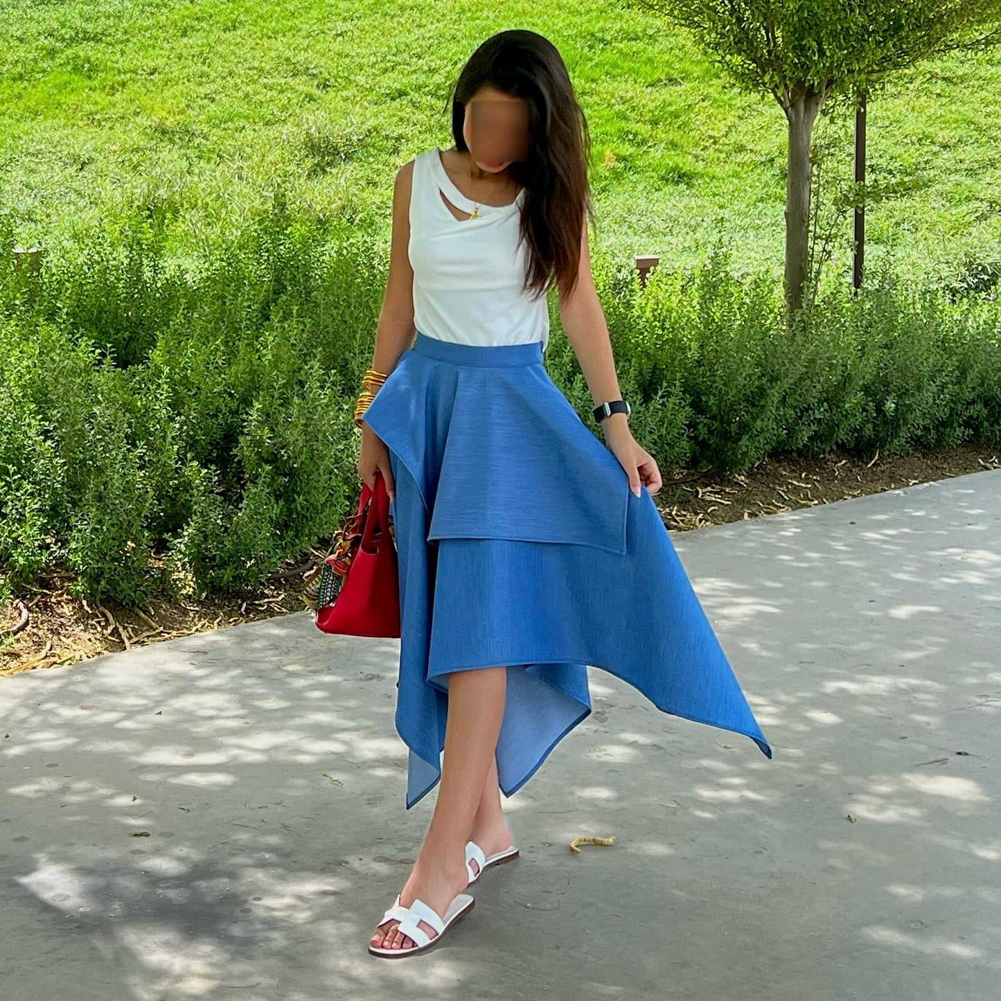 Denim skirt