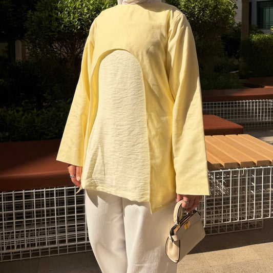Lemon Double Linen
