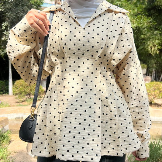 Polka-Dot Top
