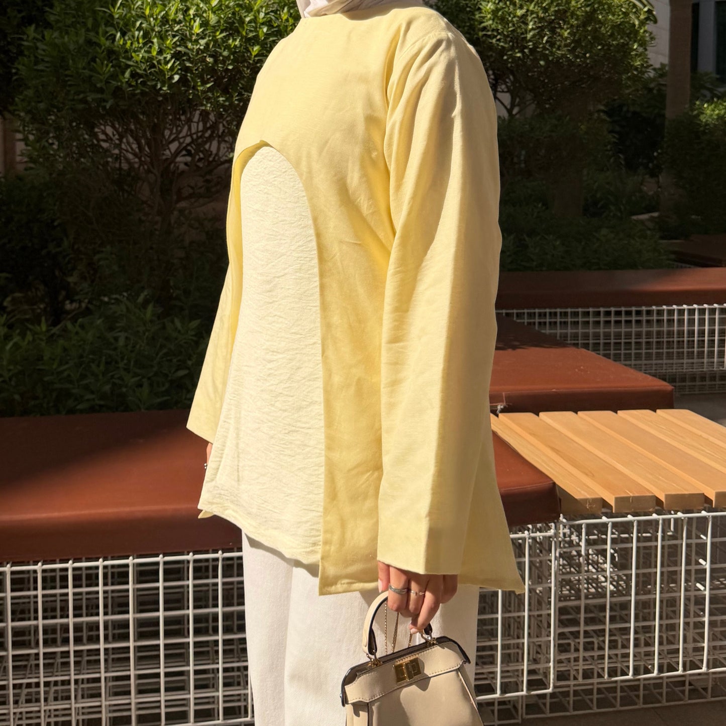 Lemon Double Linen
