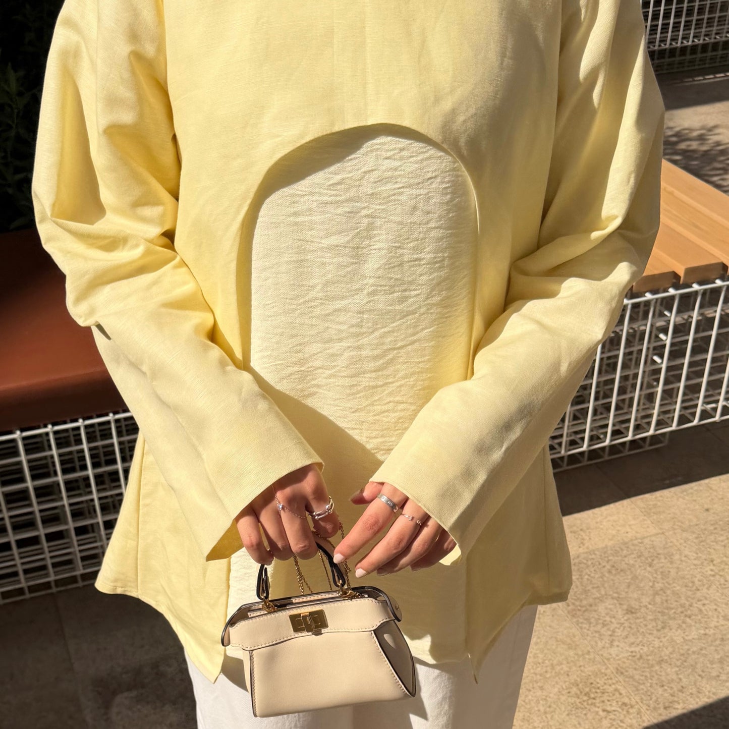 Lemon Double Linen