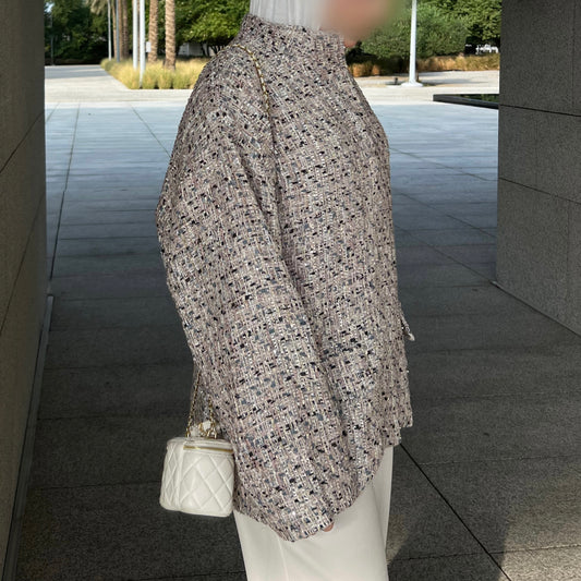 Tweed Colorful Glittery JACKET